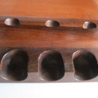 Portapipe in legno di Jacaranda brasiliana da 3 po