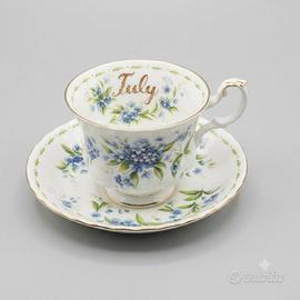 Royal Albert Tazza Da Te' Flower Of The Month Lugl