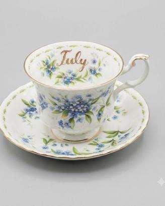Royal Albert Tazza Da Te' Flower Of The Month Lugl