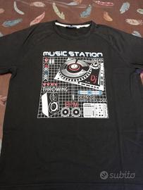 t-shirt cotone manica corta 16 anni