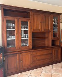 Mobili soggiorno arte povera in legno massello