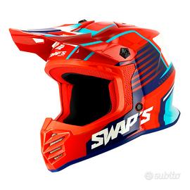 Casco Bambino Swaps S886 Rock'it RED Mission
