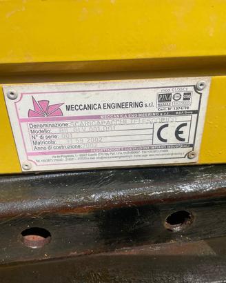 Scaricatore lastre vetro