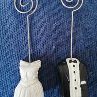 Segnaposto cerimonia con portabiglietto