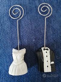 Segnaposto cerimonia con portabiglietto