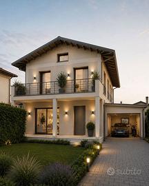 Villa bifamiliare Santa Cristina e Bissone