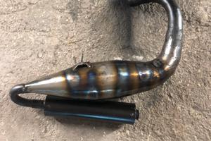 Marmitta artigianale per vespa 50 special