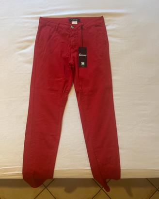 pantalone rosso CORSARO