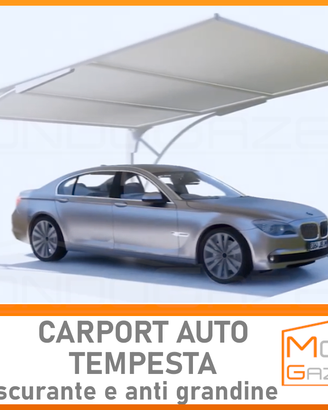 Carport auto garage anti grandine gazebo tettoia