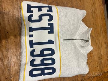 Felpa bershka grigia