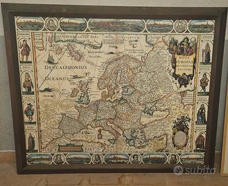 Mappa antica 165x130