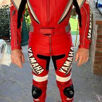 Tuta da moto in pelle Yamaha
