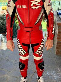 Tuta da moto in pelle Yamaha
