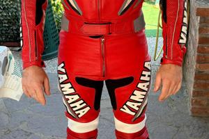 Tuta da moto in pelle Yamaha