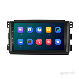 ANDROID autoradio navigatore Smart 451 Car Tablet