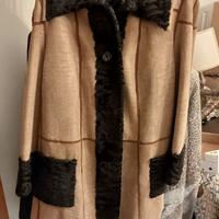 Cappotto vero camoscio donna