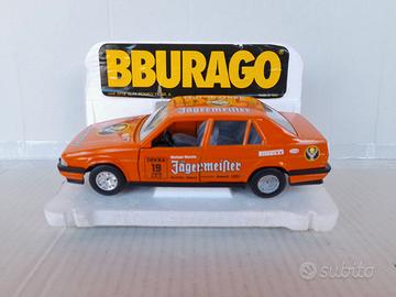 MODELLO AUTO ALFA ROMEO 75 JAGERMEISTER BURAGO
