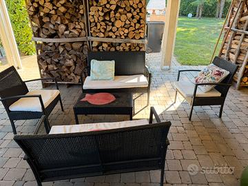 Set Tavolo da giardino rattan
