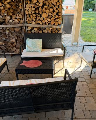 Set Tavolo da giardino rattan