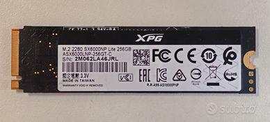 SSD Adata XPG M2 M.2 2280 NVMe SX6000NP 256 GB