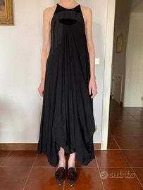 Abito lungo alta moda Antonio Marras nero NUOVO