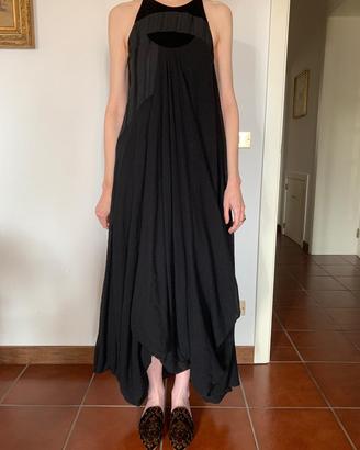 Abito lungo alta moda Antonio Marras nero NUOVO