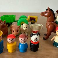 Lotto Little People FISHER PRICE Fattoria vintage