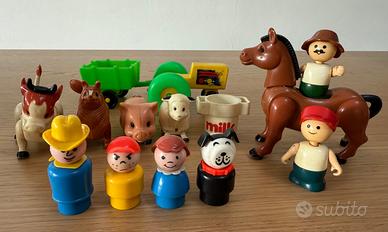 Lotto Little People FISHER PRICE Fattoria vintage