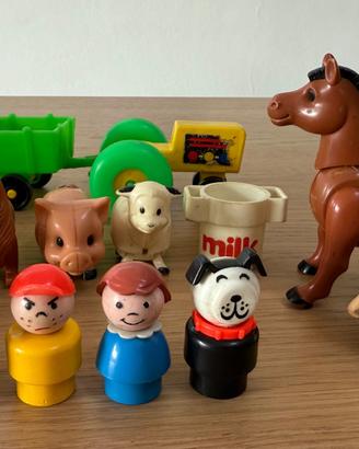 Lotto Little People FISHER PRICE Fattoria vintage