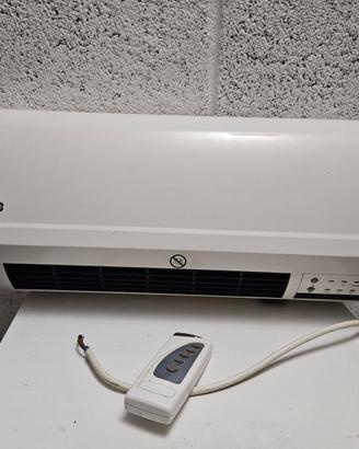 caldobagno 2000w stufetta a muro con timer
