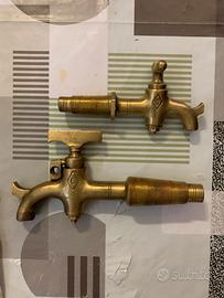 Fontanine in ottone ornamentali