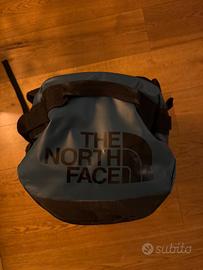 Zaino borsone North Face Verde/Azzurro