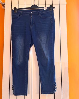 Jeans donna curvy SHEIN 48 skinny vita alta