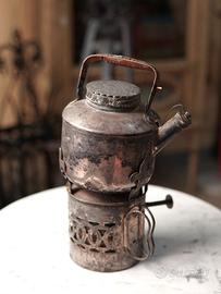 Antica Teiera Portatile En Route 1920 Fornellino