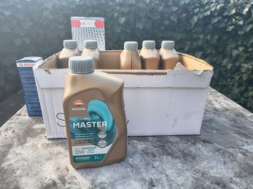 Olio motore disel 0w-20 e filtri