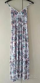 Vestito estivo lungo Springfield bianco