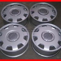 4 Cerchi Lega 15 pollici Audi vintage originali b