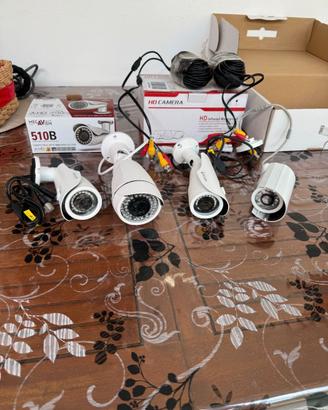 Kit 4 telecamere videosorveglianza AHD Atlantis