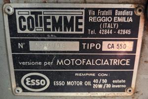 FALCIATRICE BCS A BENZINA CON CARRELLO