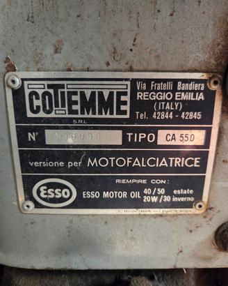 FALCIATRICE BCS 622 A BENZINA CON CARRELLO