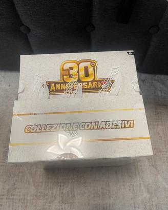 Pokemon 30th Anniversario  Blister 3 Case IT
