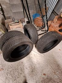 gomme invernali michelin  e  bridcertone