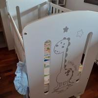 Culla Micuna con cassettiera fasciatoio bagnetto