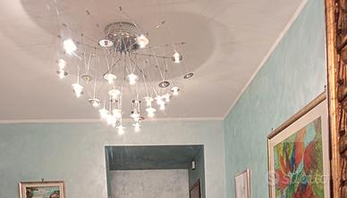 Lampadario stile moderno a 32 luci alogene