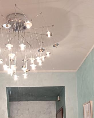 Lampadario stile moderno a 32 luci alogene