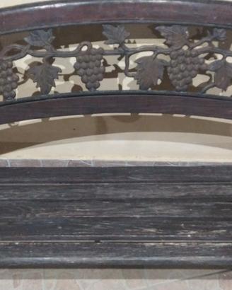 panchina legno e ferro 