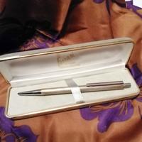 Penna a sfera vintage Ferrari da Varese argento