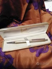 Penna a sfera vintage Ferrari da Varese argento