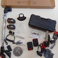Decespugliatore a batteria+ motosega a batteria 