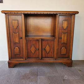 Mobiletto vintage in legno massello